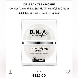 New Dr Brandt DNA Time Defying Cream